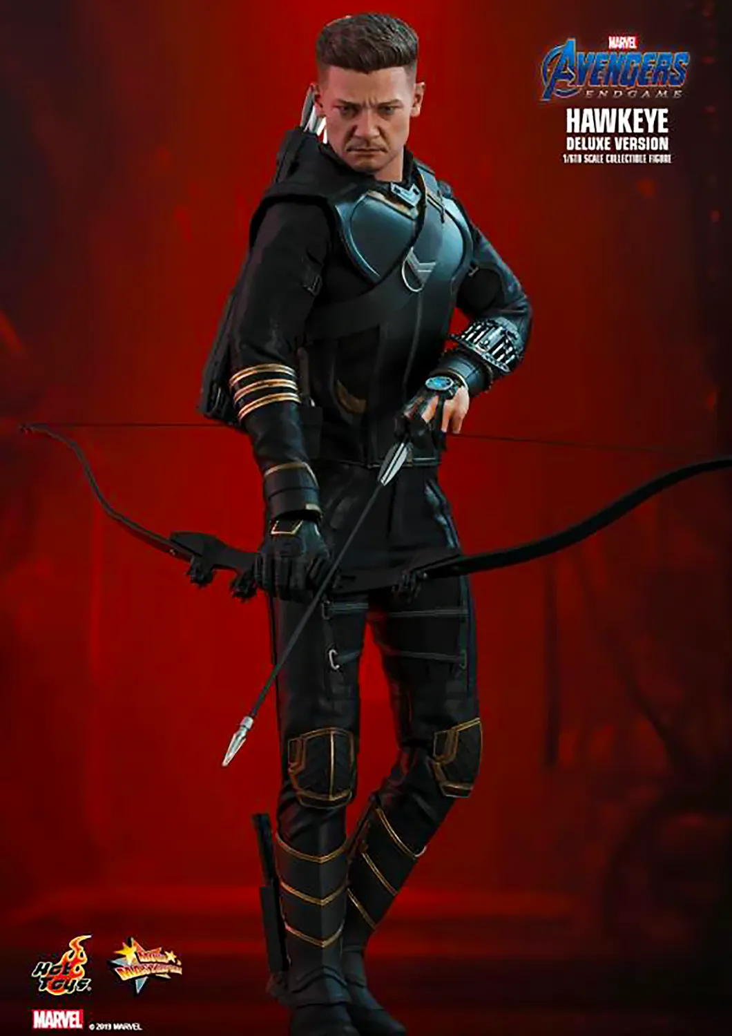 HOT TOYS MARVEL  AVENGERS ENDGAME HAWKEYE DELUXE VERSION COLLECTIBLE FIGURE 1/6TH SCALE - MMS532