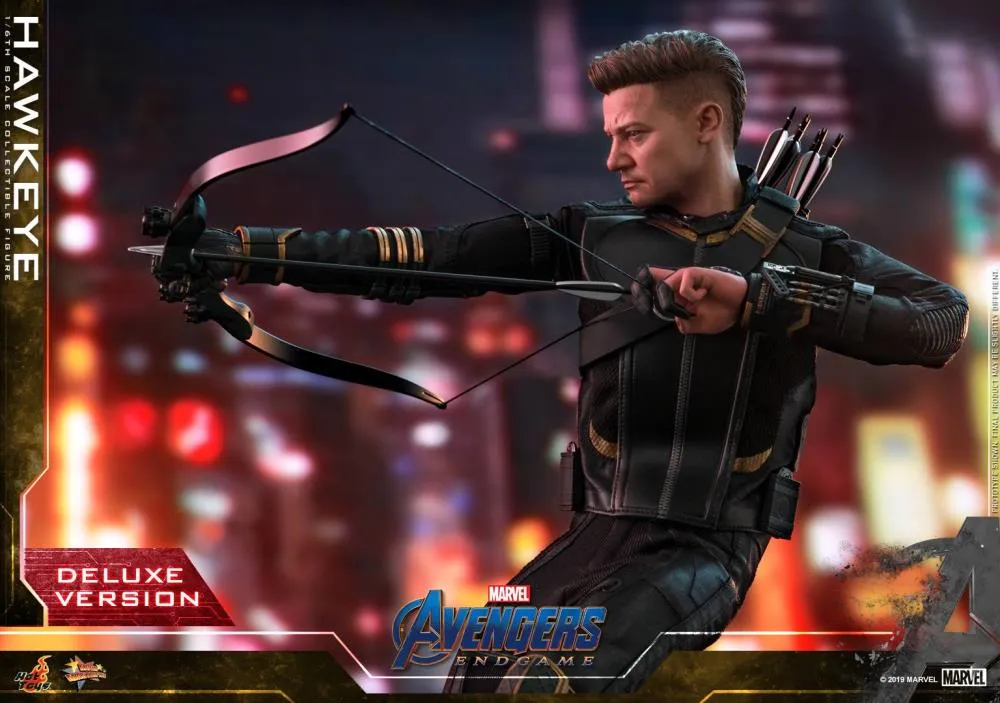 HOT TOYS MARVEL  AVENGERS ENDGAME HAWKEYE DELUXE VERSION COLLECTIBLE FIGURE 1/6TH SCALE - MMS532