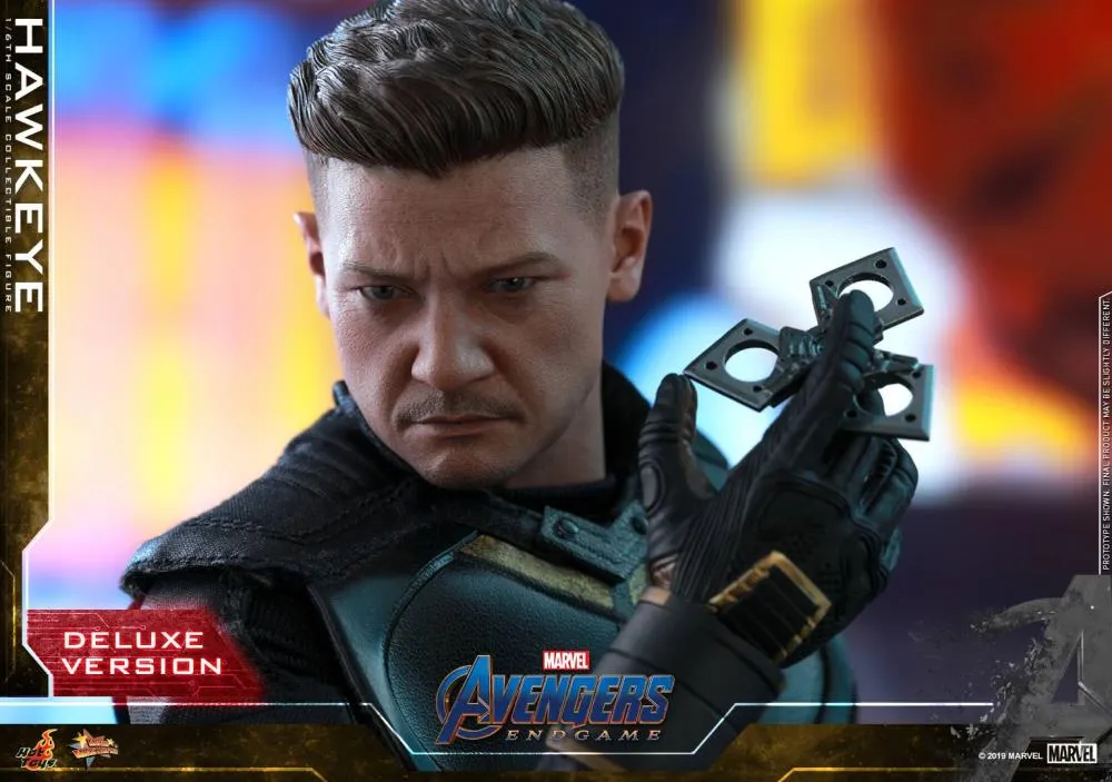 HOT TOYS MARVEL  AVENGERS ENDGAME HAWKEYE DELUXE VERSION COLLECTIBLE FIGURE 1/6TH SCALE - MMS532