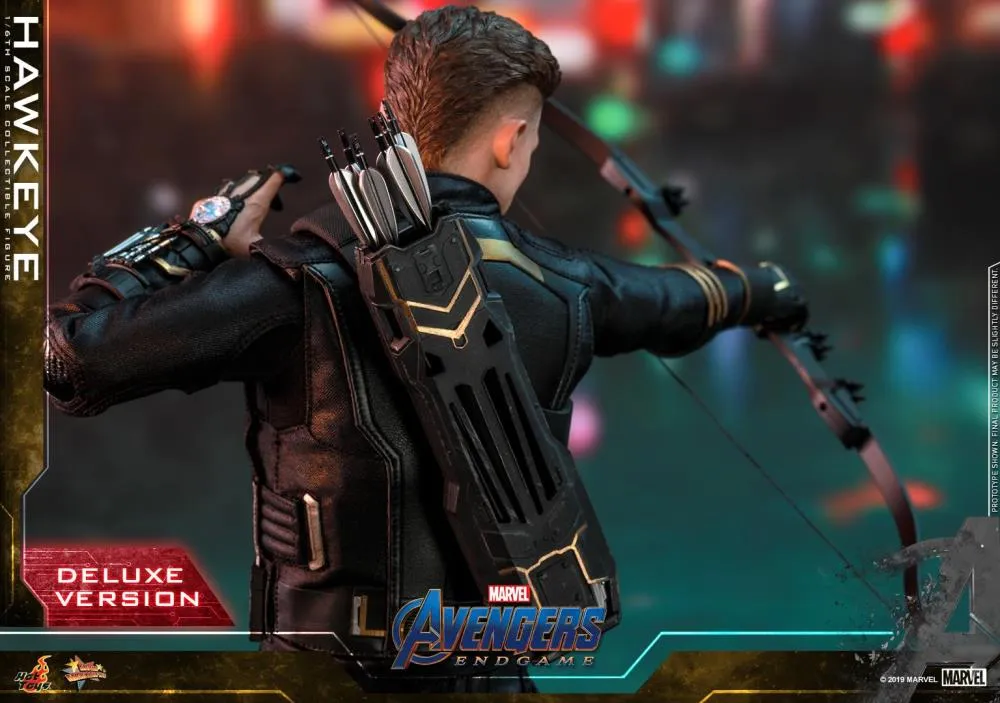 HOT TOYS MARVEL  AVENGERS ENDGAME HAWKEYE DELUXE VERSION COLLECTIBLE FIGURE 1/6TH SCALE - MMS532