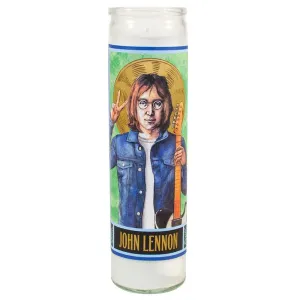 John Lennon Secular Saint Candle