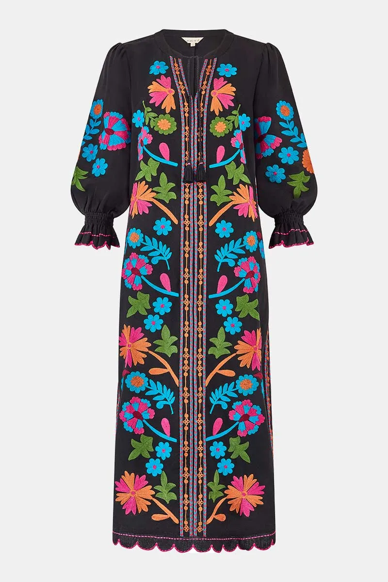 Keoni Embroidered Dress