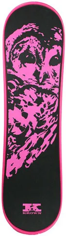 Krown Pink Owl  9"x32" Snowskate