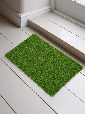 Kuber Industries PVC Door Mat - 24" x 15", Green