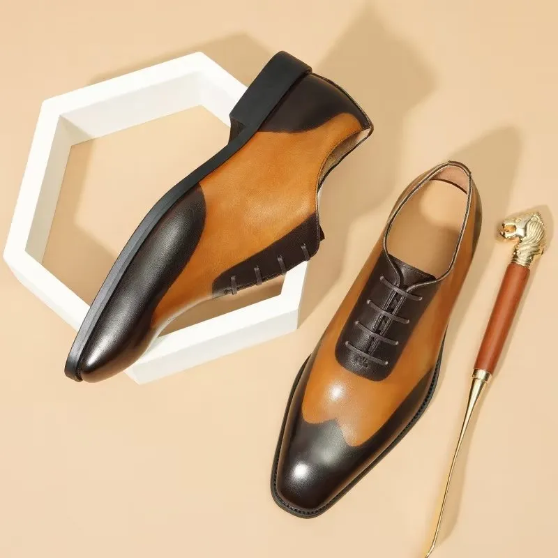 LuxeLeather Oxford Dress Shoes