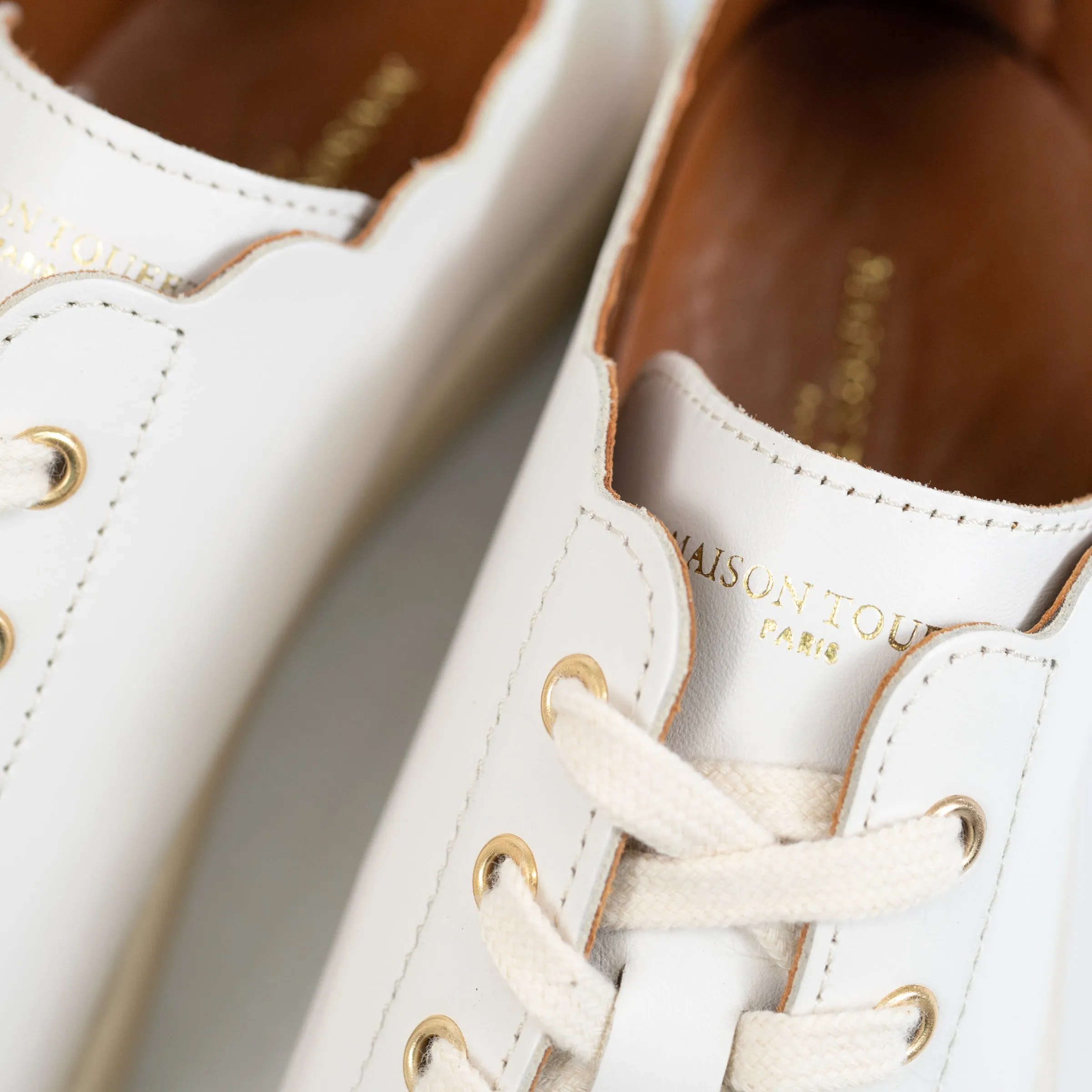 Maison Toufet Cream Trainer