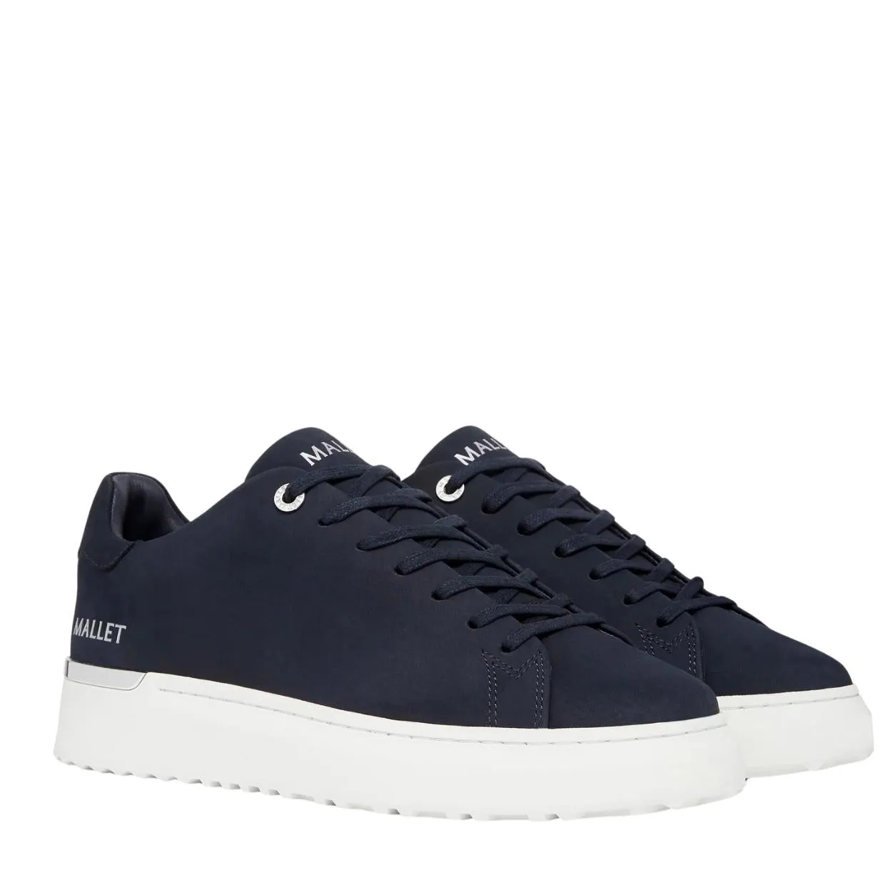 Mallet London GRFTR Lite Navy Sliver Trainers