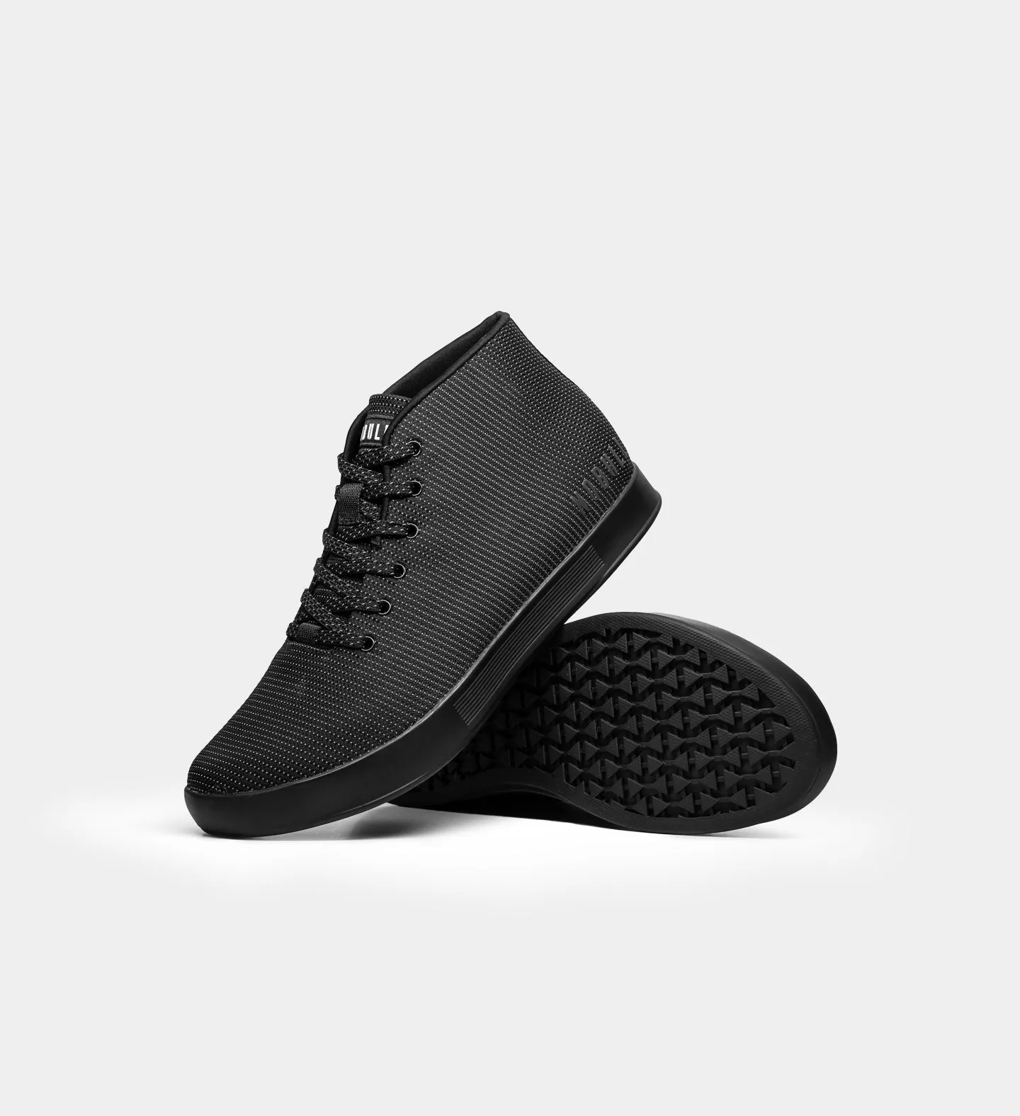 Men's Reflective Woven Cupsole Trainer Mid-Top