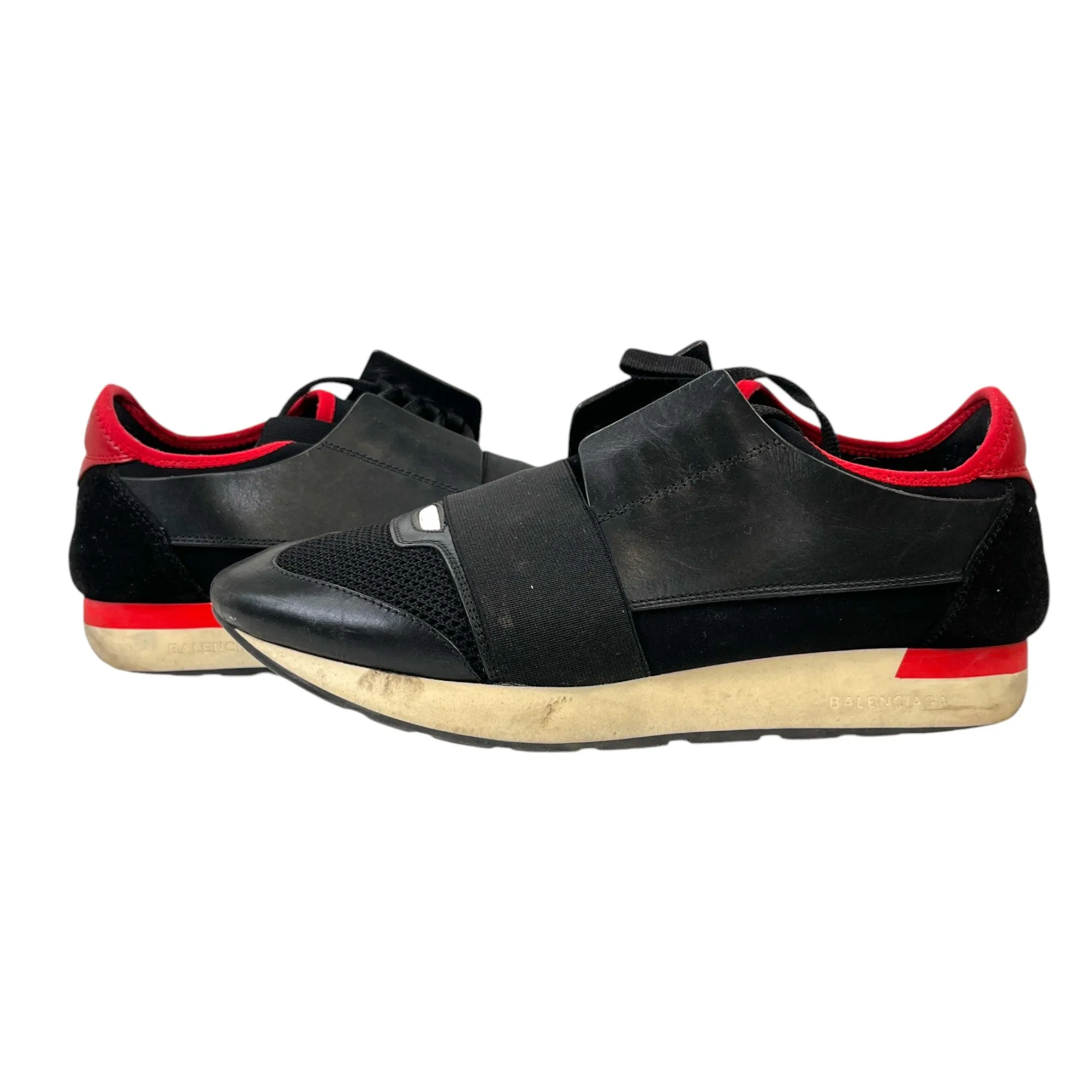 Men's Runners Low Trainers Black Size EU 41.5 / UK 7.5