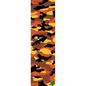 Mob Grip 9" x 33" (ORANGE CAMO) Skateboard Grip Tape