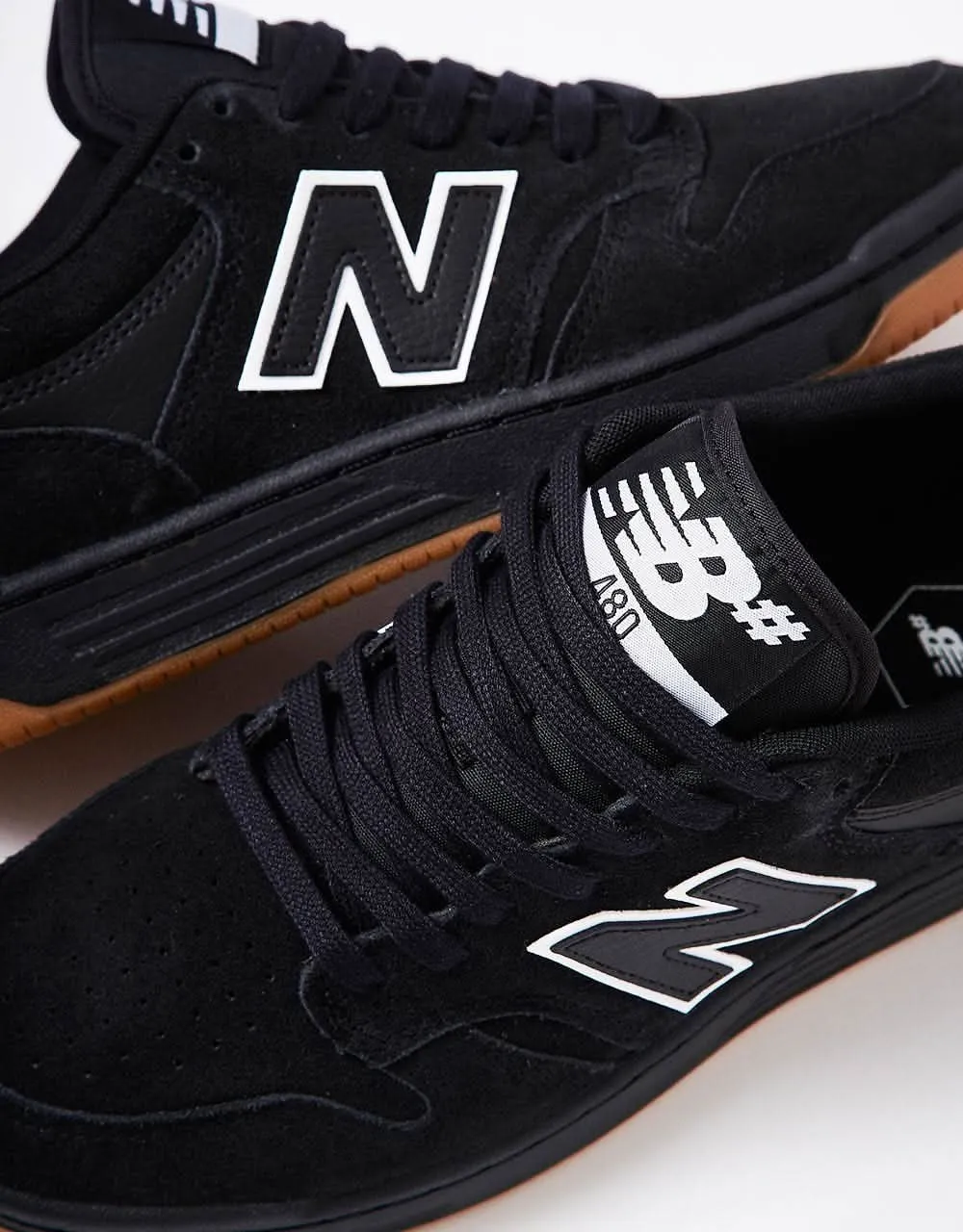 New Balance Numeric 480 Skate Shoes - Black/Black