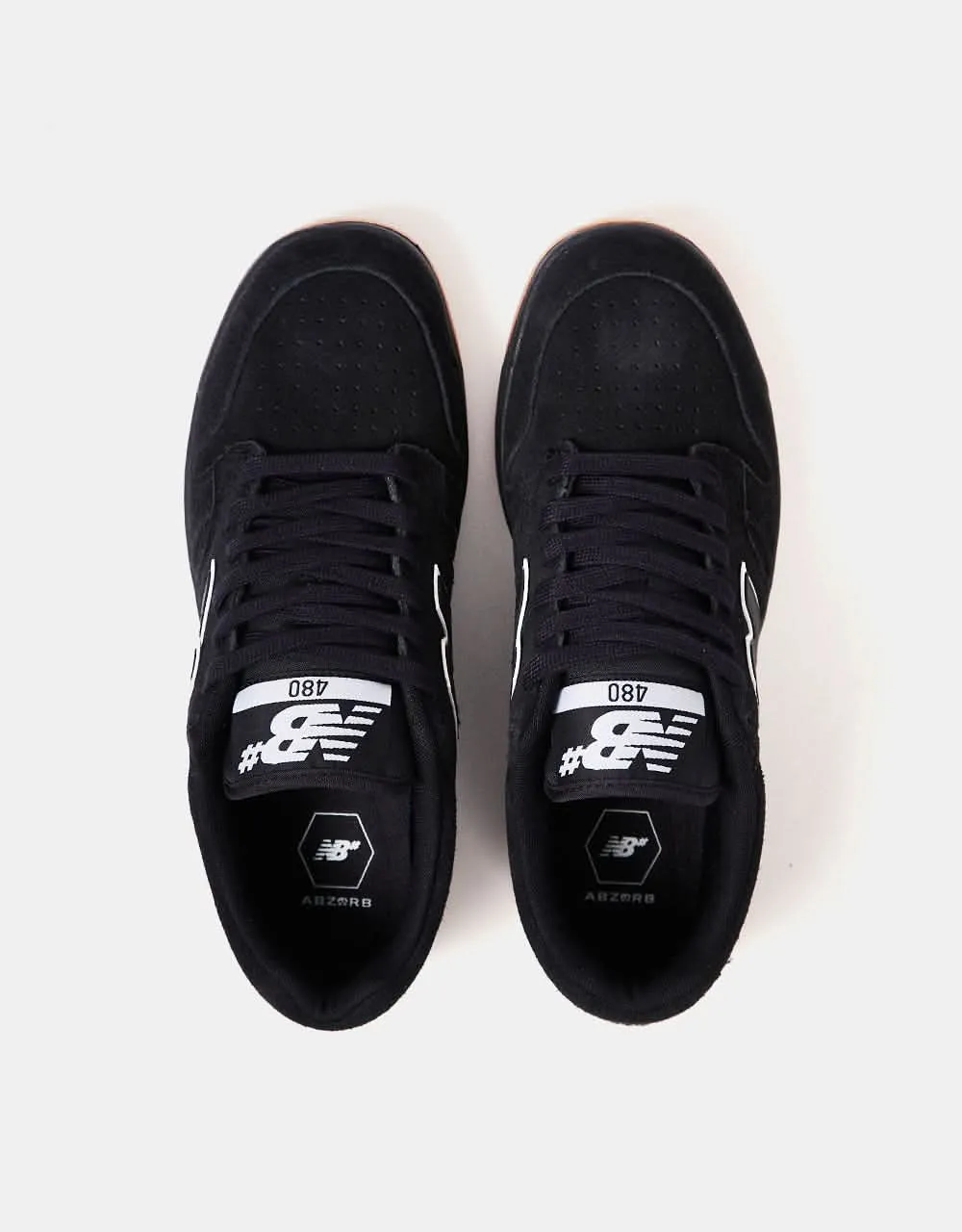 New Balance Numeric 480 Skate Shoes - Black/Black