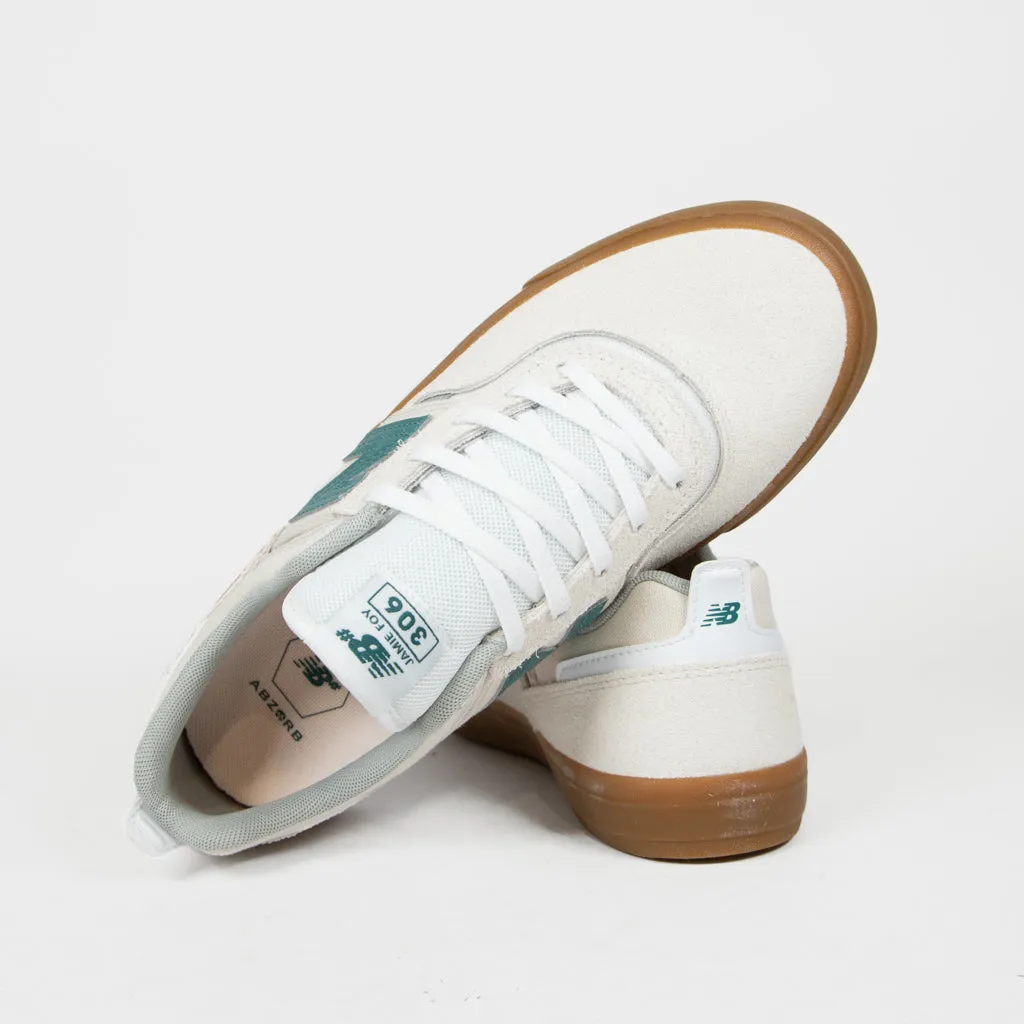 New Balance Numeric - Jamie Foy 306 Shoes - Sea Salt / Teal / Gum