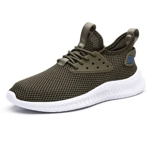 New Mesh Shoes Men Breathable Male Casual Sneakers Super Light Outdoor Sports Walking Shoes Trainers Large Size Tenis Masculino