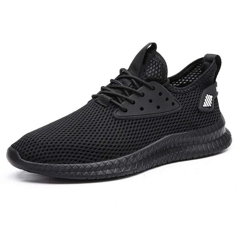 New Mesh Shoes Men Breathable Male Casual Sneakers Super Light Outdoor Sports Walking Shoes Trainers Large Size Tenis Masculino