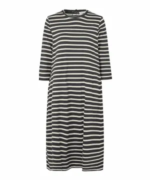 Nieve Striped Cotton Dress