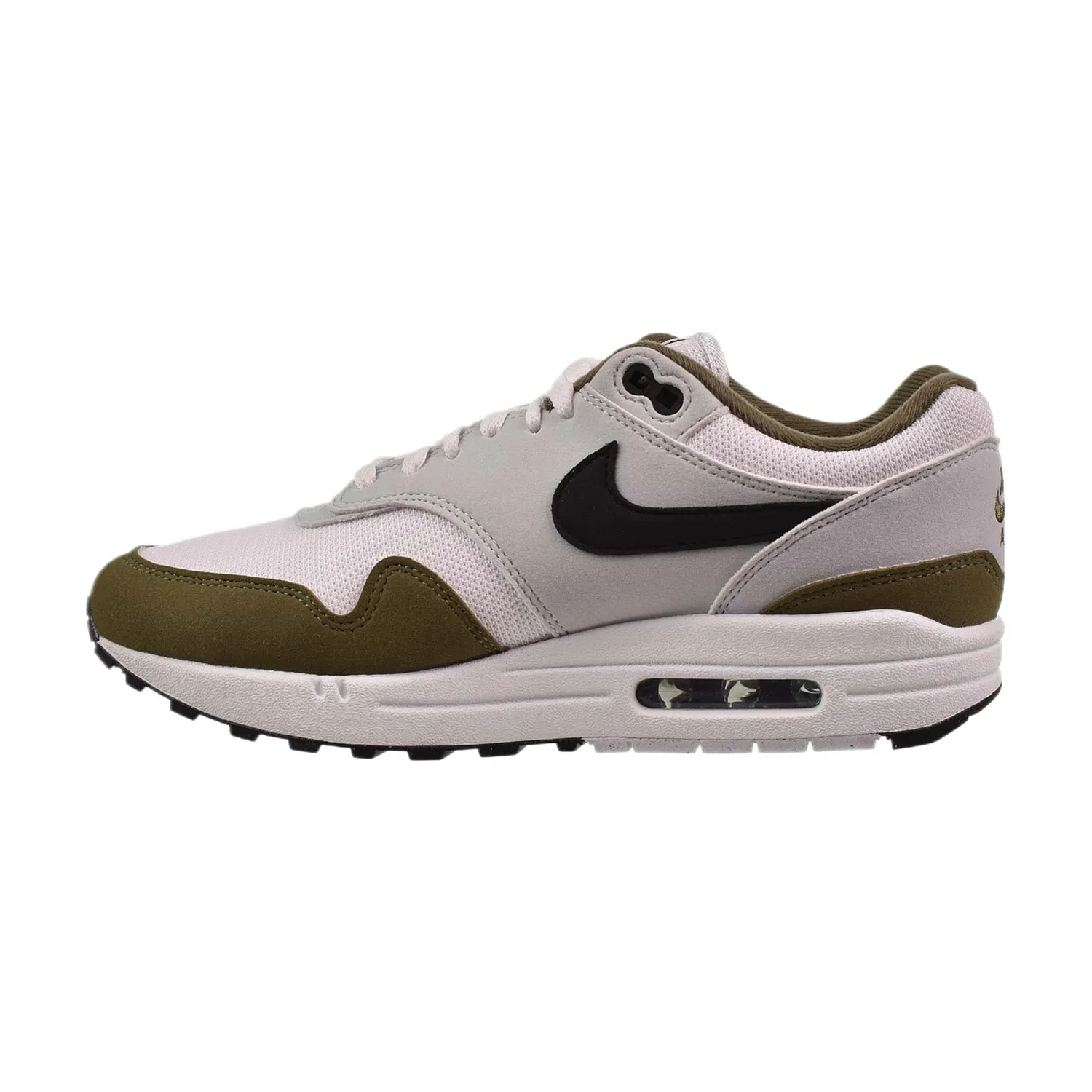 Nike Air Max 1 Men's Shoes White-Pure Platinum-Medium Olive