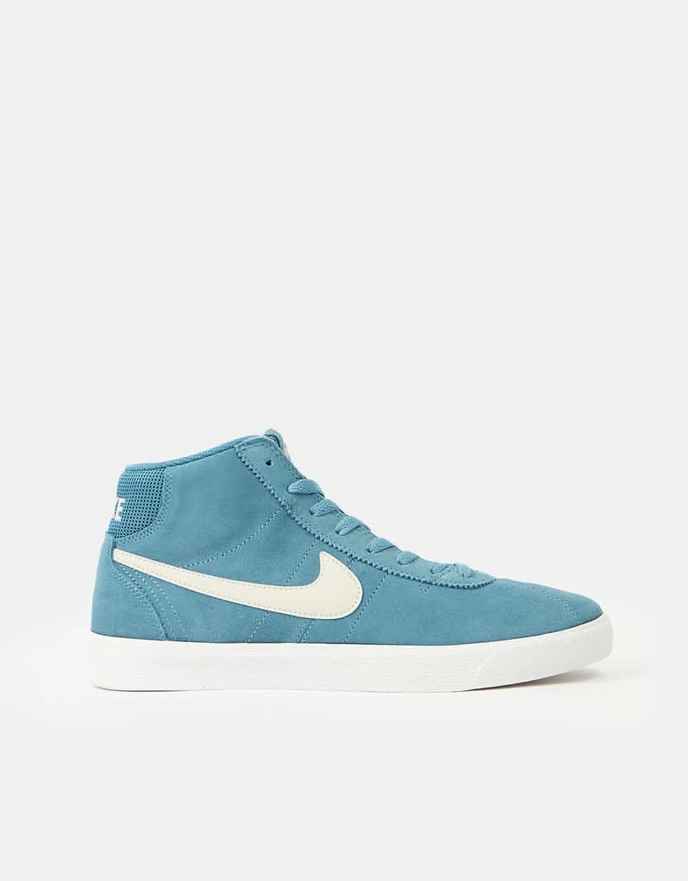 Nike SB Bruin High Skate Shoes - Noise Aqua/Lt Orewood Brn-Noise Aqua