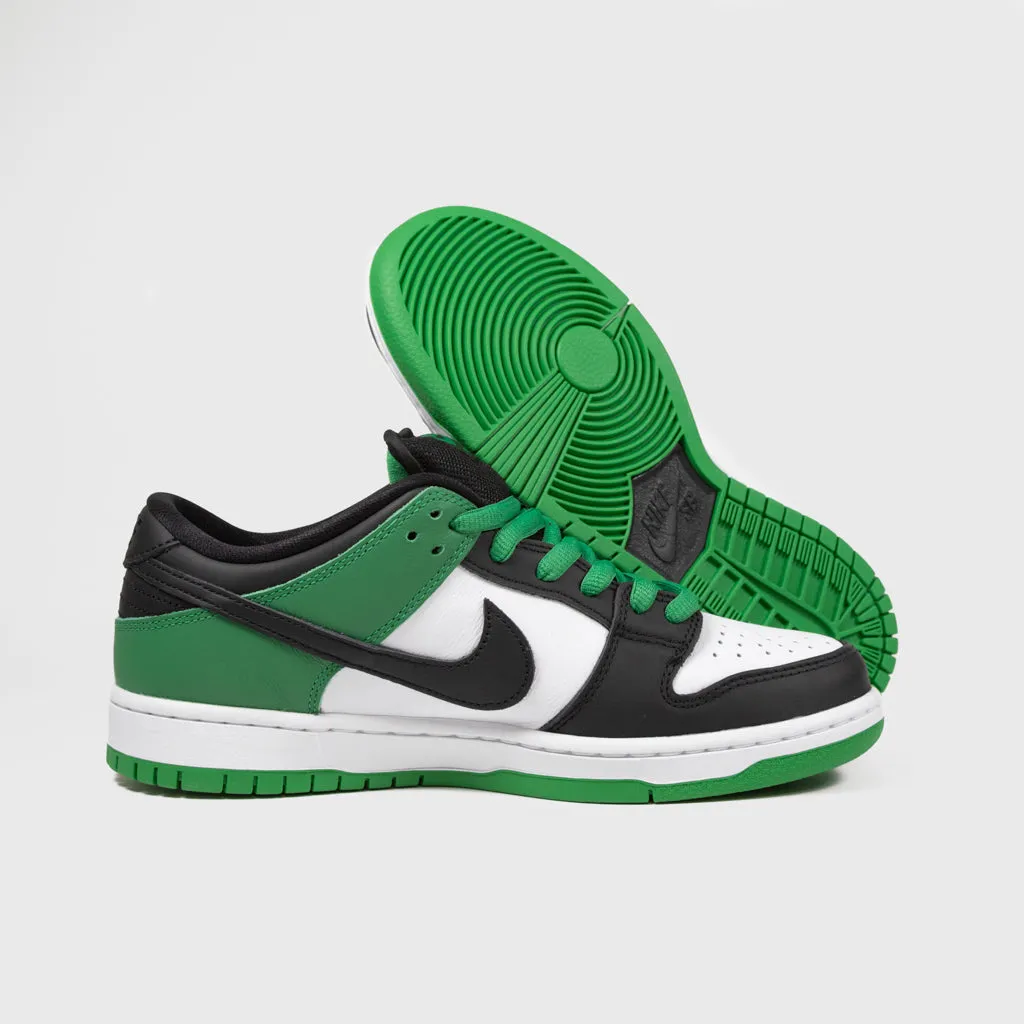 Nike SB - Dunk Low Pro Shoes - Classic Green / Black - White