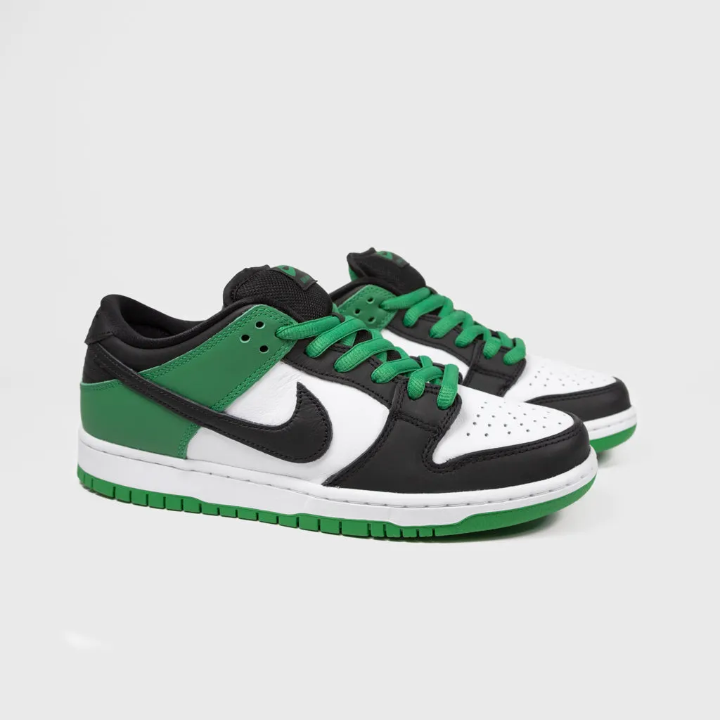 Nike SB - Dunk Low Pro Shoes - Classic Green / Black - White