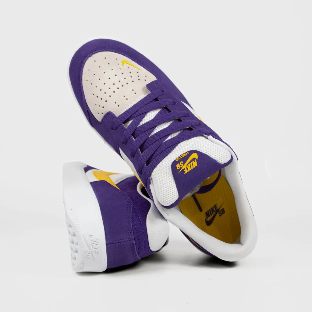 Nike SB - Force 58 Shoes - Court Purple / Amarillo / White