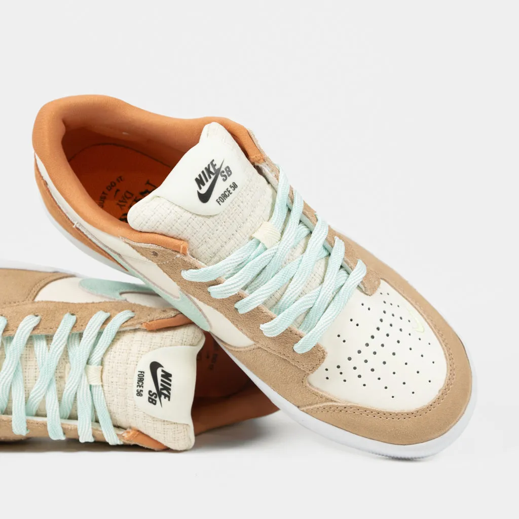 Nike SB - Force 58 Shoes - Pale Ivory / Jade Ice / White Hemp