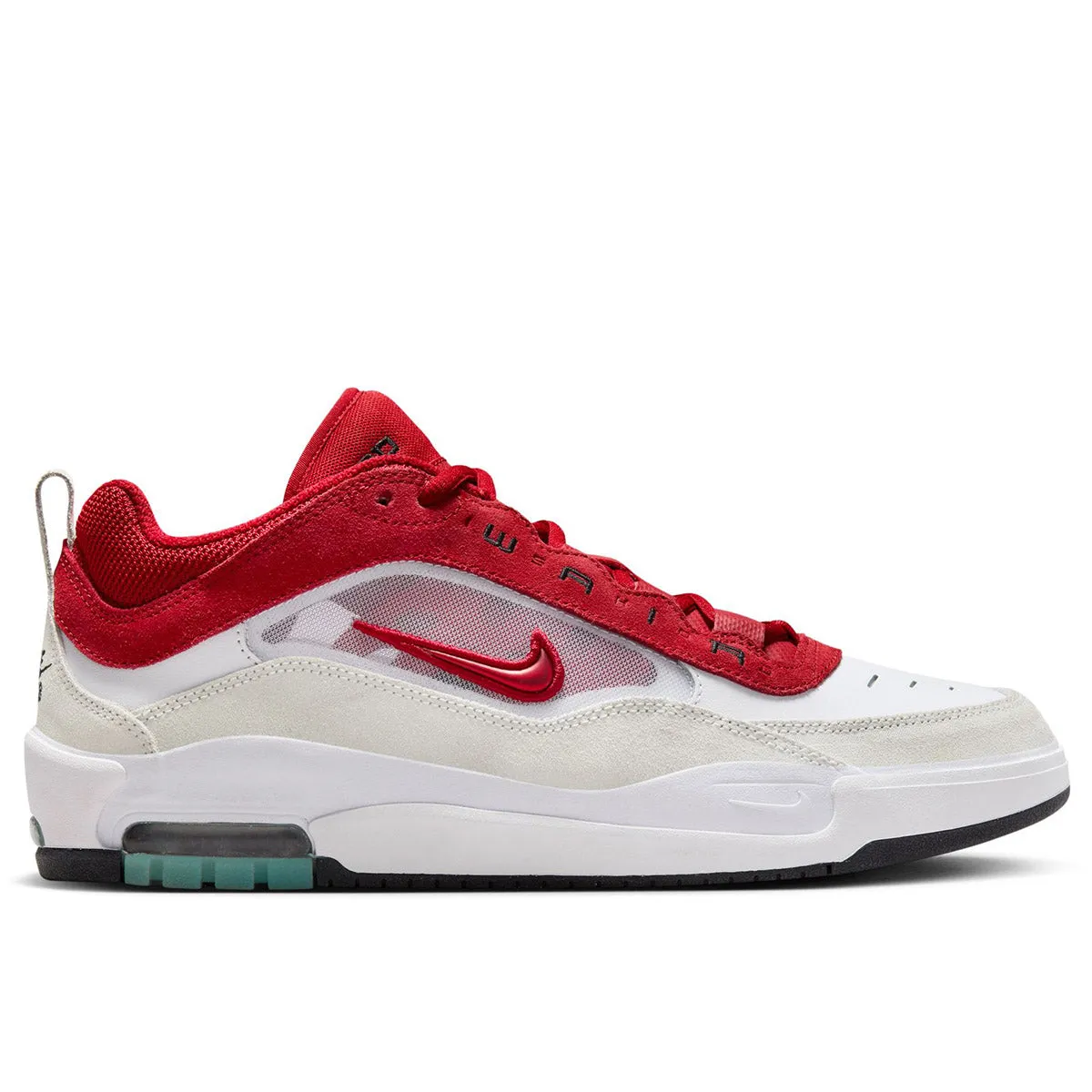 Nike SB - Ishod Air Max Shoes White/Summit White/Varsity-Red/Varsity Red