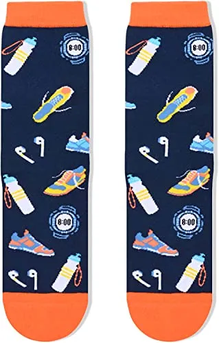 Novelty Running Socks, Funny Running Gifts for Running Lovers, Sports Socks, Gifts For Men Women, Unisex Running Themed Socks, Sports Lover Gift, Silly Socks, Fun Socks