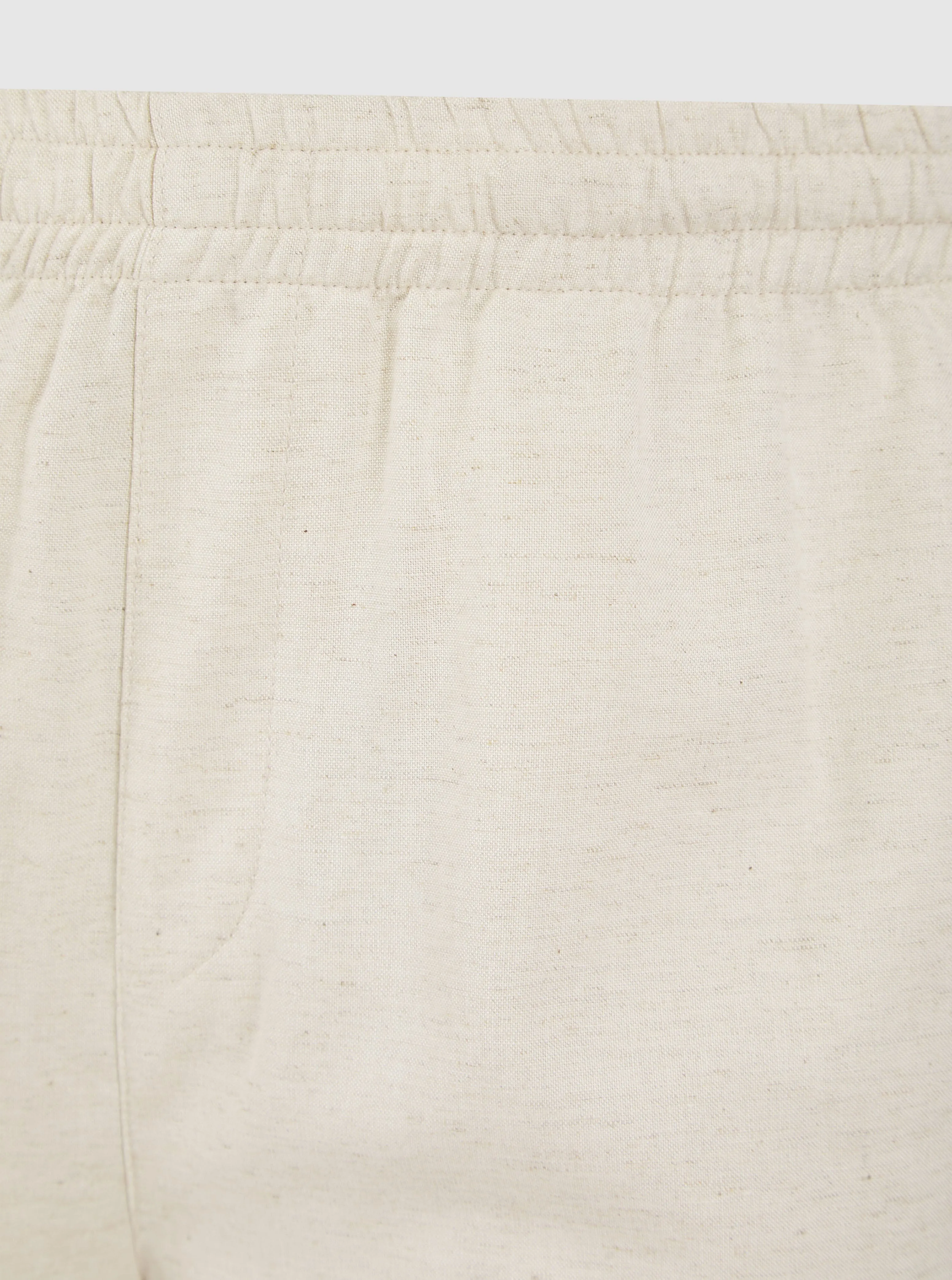 Oatmeal Linen Trouser