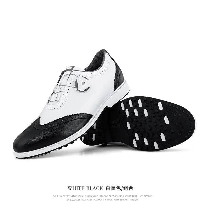 PGM XZ206 custom golf shoe men waterproof spike less golf shoes