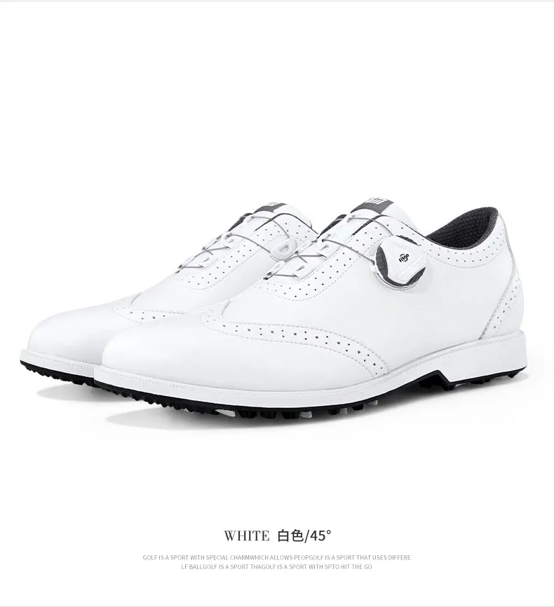 PGM XZ206 custom golf shoe men waterproof spike less golf shoes