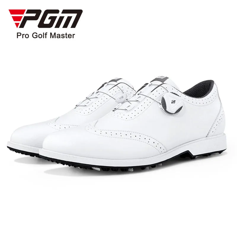 PGM XZ206 custom golf shoe men waterproof spike less golf shoes