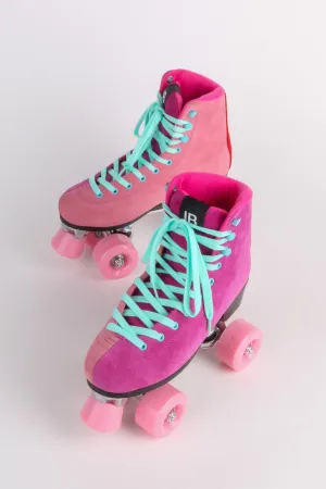 PLUS ONE ROLLER SKATE Fuchsia Combo