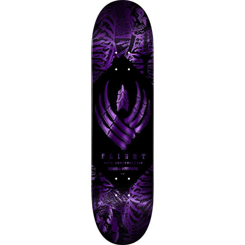 Powell Peralta 9.0" Skeleton Purple Foil FLIGHT K26 Skateboard Deck