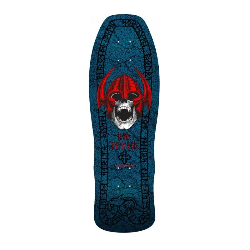 Powell Peralta 9.625" x 29.75" Welinder Nordic Skull Blue Skateboard Deck