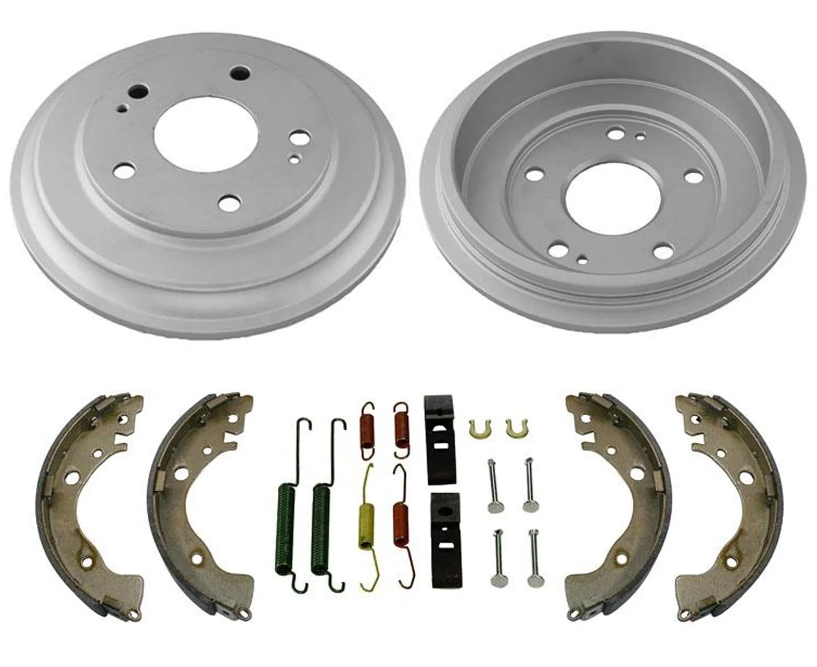 Rear Drums Brake Shoes & Hardware Spring Kit for Honda Civic 2006-2015