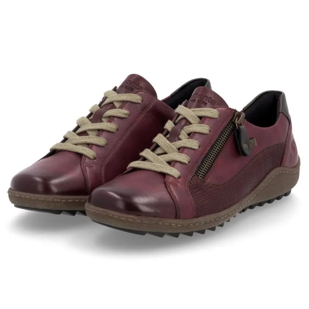 Remonte Liv 40 Vino/Vinorosso/Antique Leather Sneaker (Women's)