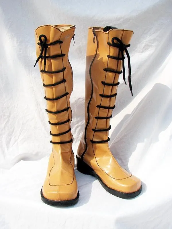 RO Ragnarok Online Cosplay Boots Shoes Yellow