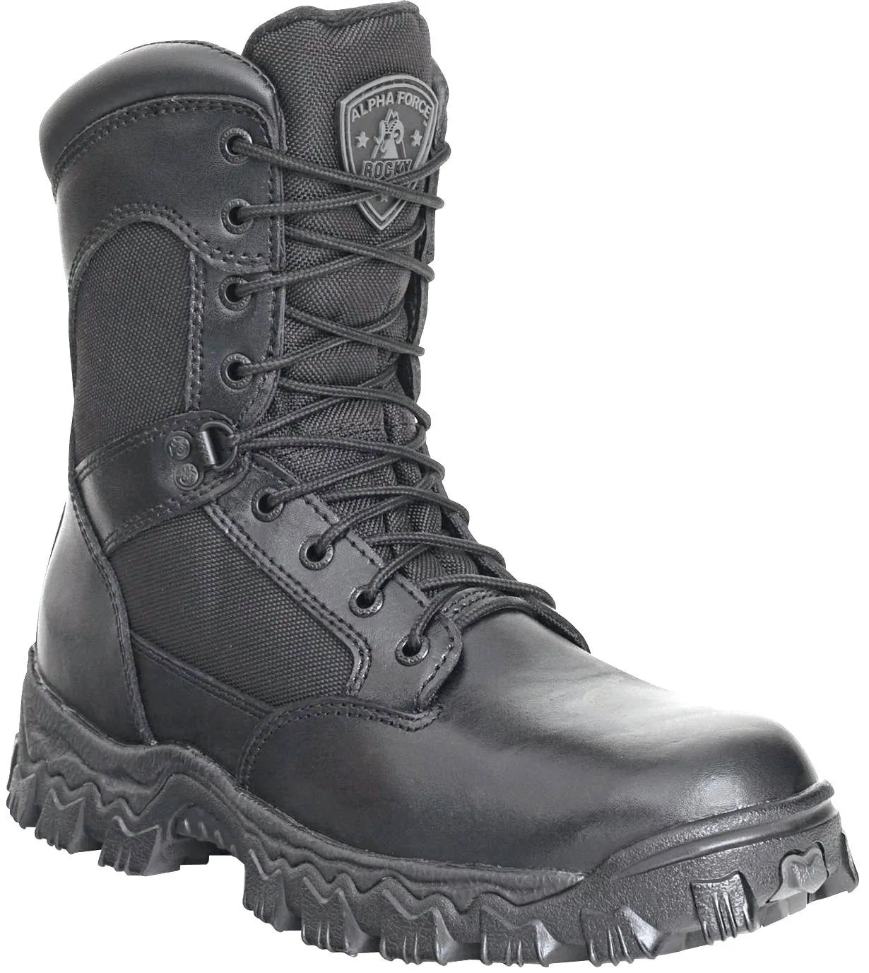 Rocky AlphaForce Zipper 8" Water-Resistant Duty Boots