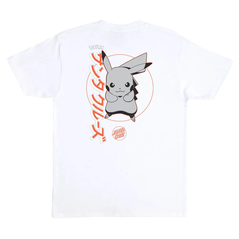 Santa Cruz x Pokémon SC Pikachu T-Shirt - White