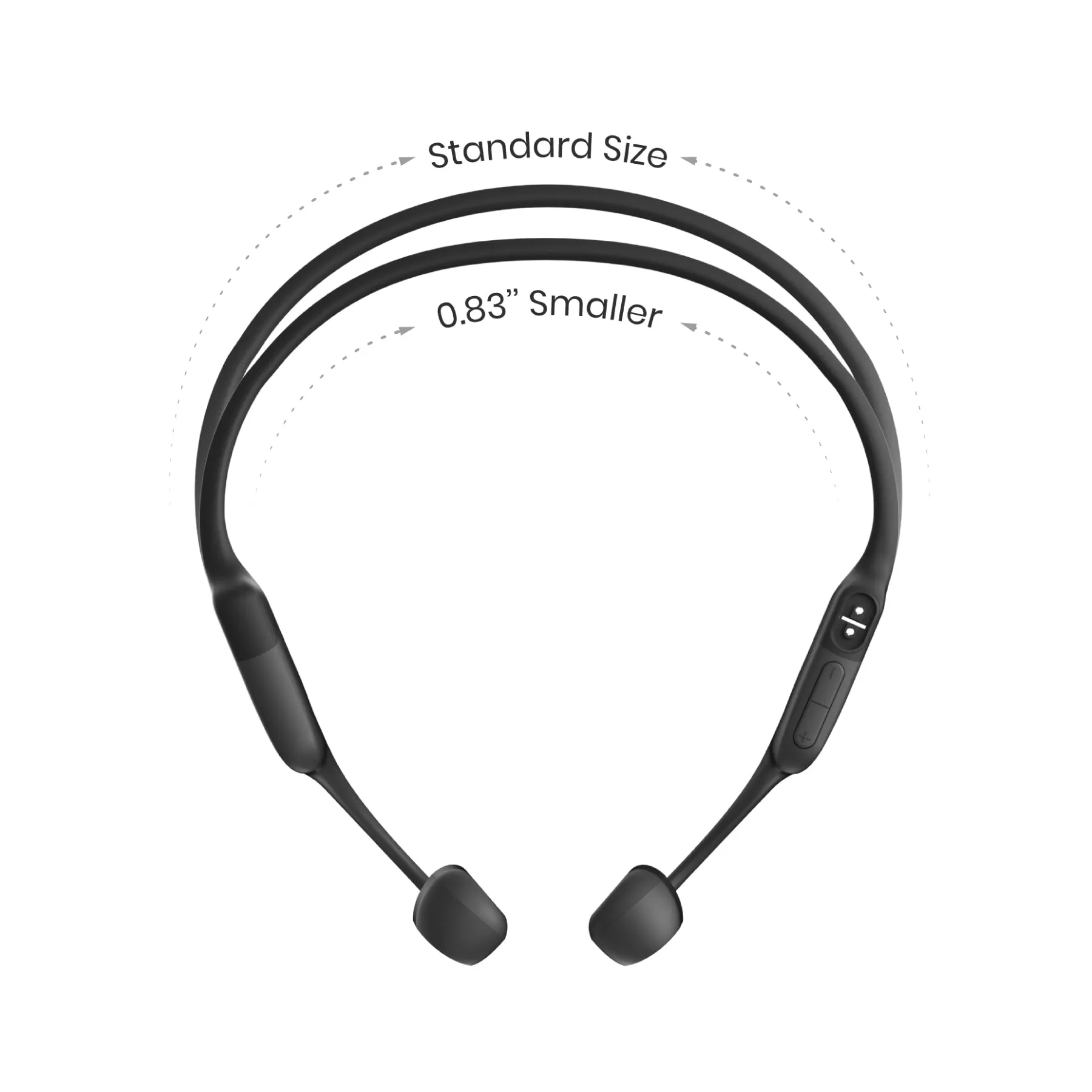 Shokz Openrun Headset Wireless Neck-Band Sports Bluetooth Black