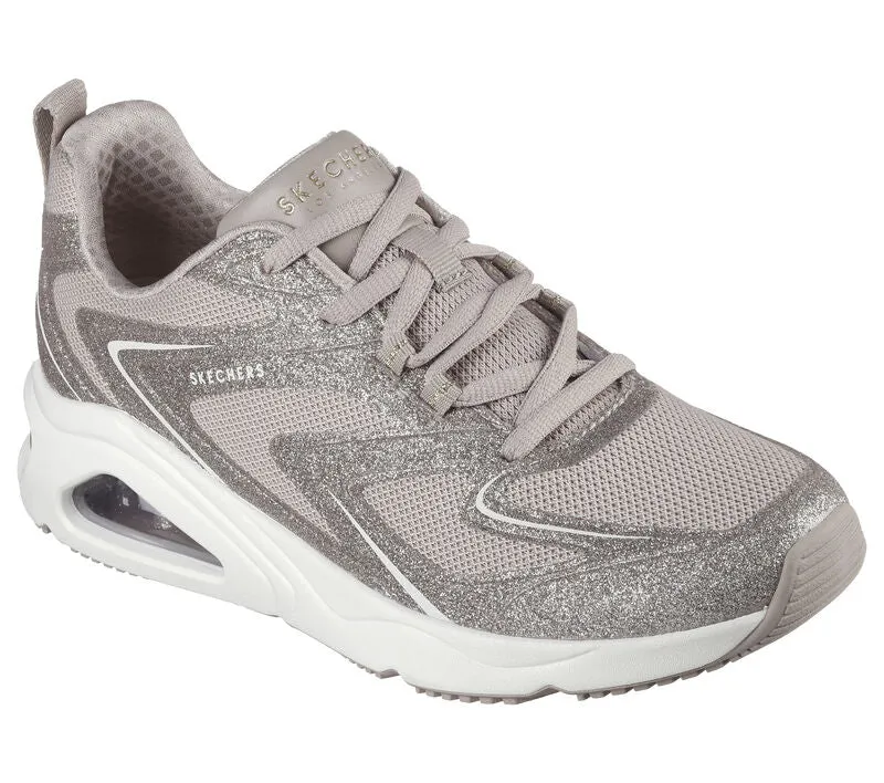 Skechers Womens Trainer Tres-Air Uno Glit-Airy Taupe