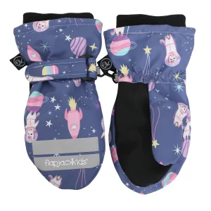 Ski Mittens - Indigo Unicorn