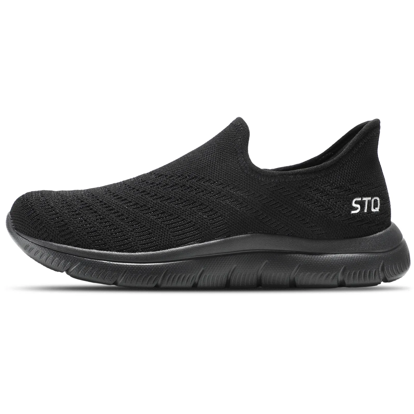 STQ Slip on Sneakers Women Walking Shoes Orthopedic Tennis Arch Support Orthopedic Maternity Elderly Plantar Fasciitis Standing Comfort Workout Travelling