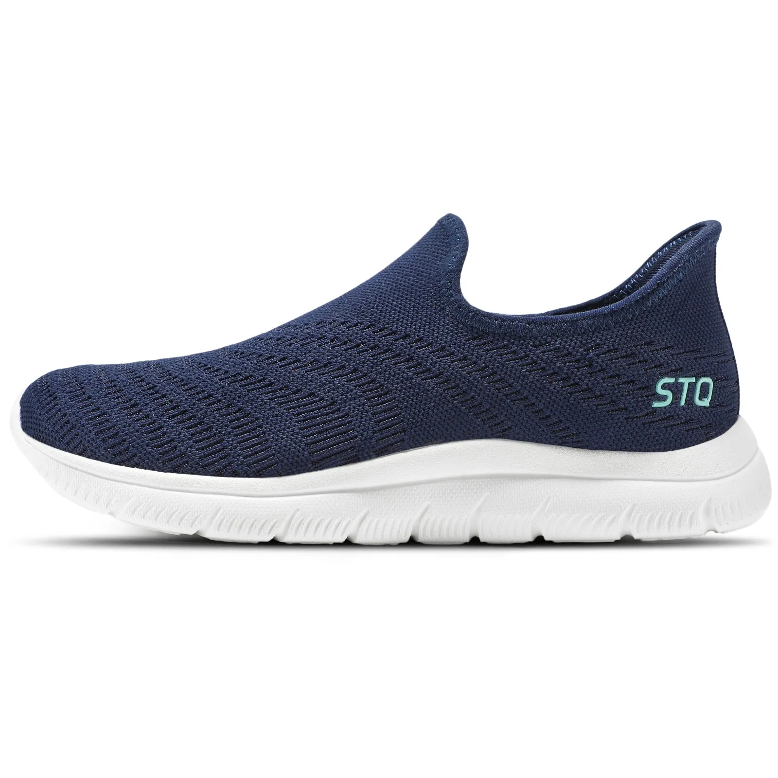 STQ Slip on Sneakers Women Walking Shoes Orthopedic Tennis Arch Support Orthopedic Maternity Elderly Plantar Fasciitis Standing Comfort Workout Travelling