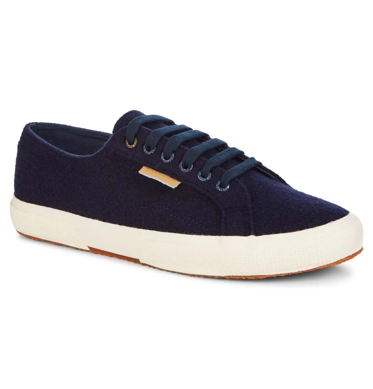 Superga 2750 Felt Trainers – Blue Navy