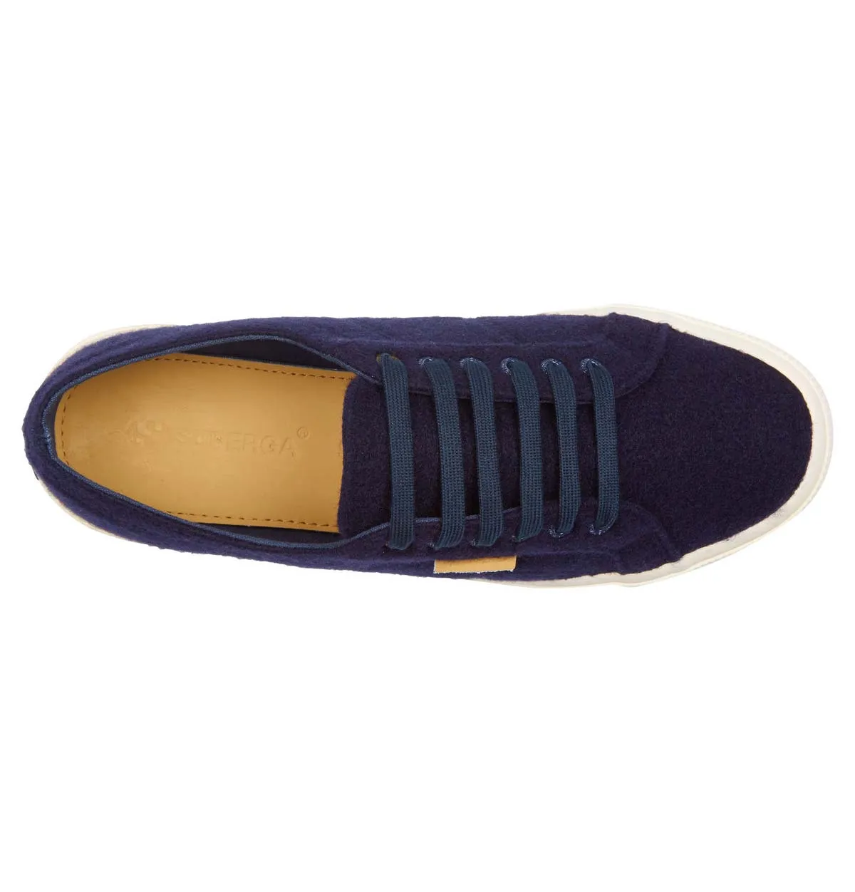 Superga 2750 Felt Trainers – Blue Navy