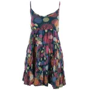 Tier Drop Summer Dress - Fireworks Rayon