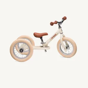 Trybike Steel Balance Trike - Matte - Vintage Cream