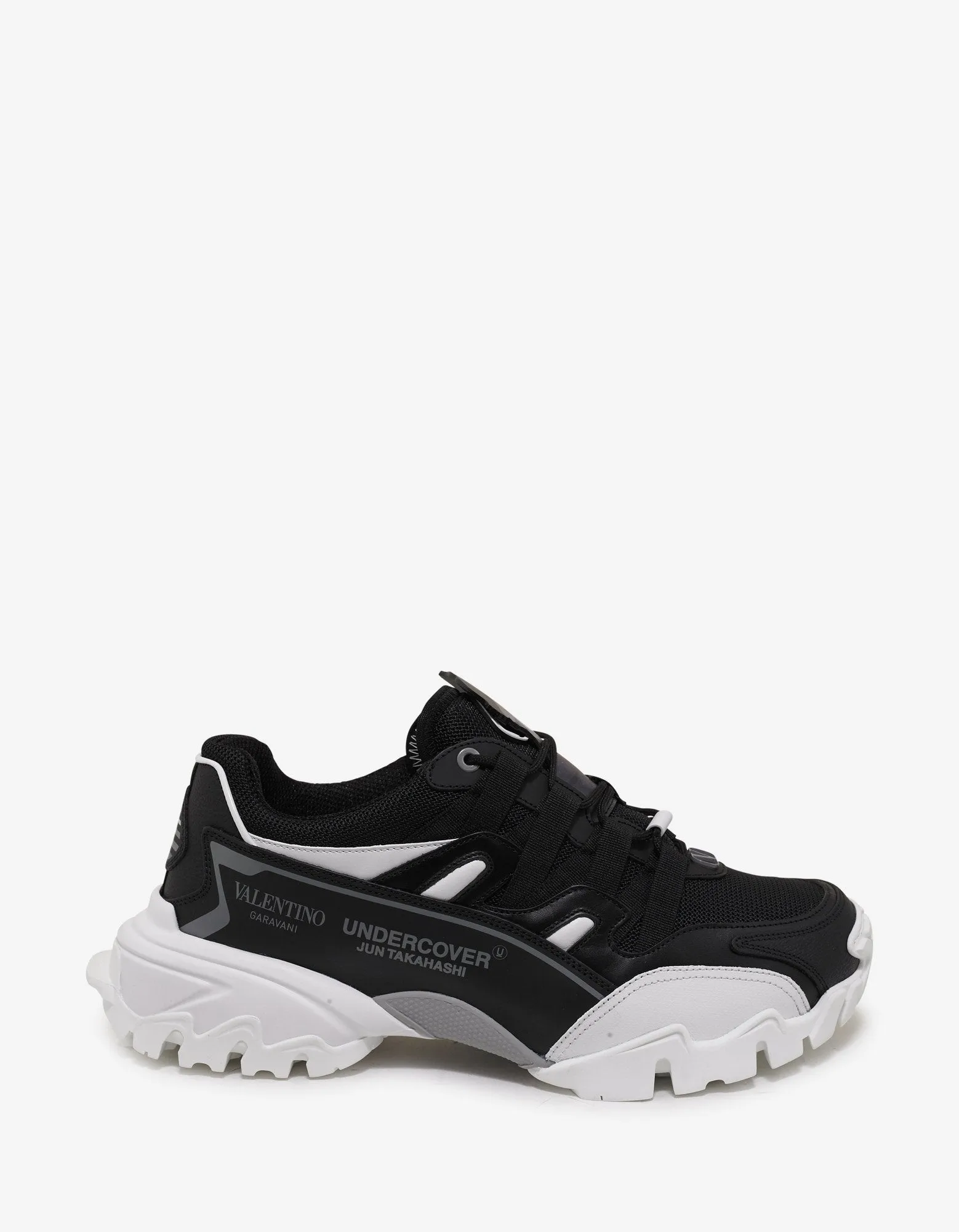 Undercover Black & White Climbers Trainers -